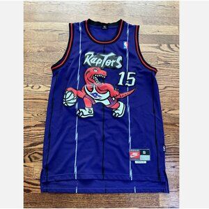 Vintage Nike Toronto Raptors Vince Carter NBA Jersey 90s Y2K Retro - Small +2”